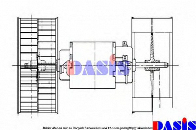 AKS DASIS 870310n -  Вентилятор салона